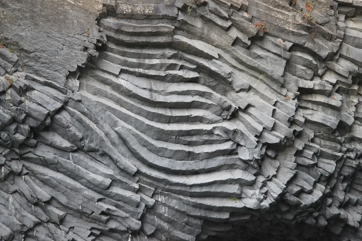 Basalt columns in the Alcantara gorge